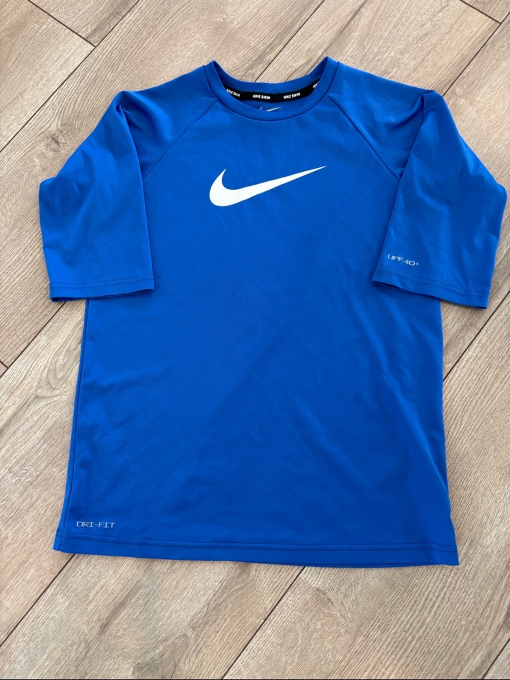Nike Royal Blue Performance Tee with White Swoosh